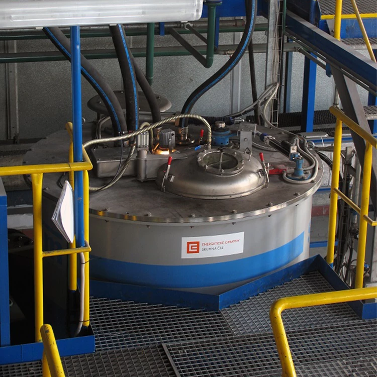 Vertikale Gips-Schälzentrifugen für Entwässerungslinien in der chemischen Industrie Neutralisierung von Schwefelsäure und in der Rauchgasentschwefelungsanlagen (REA-Gips)