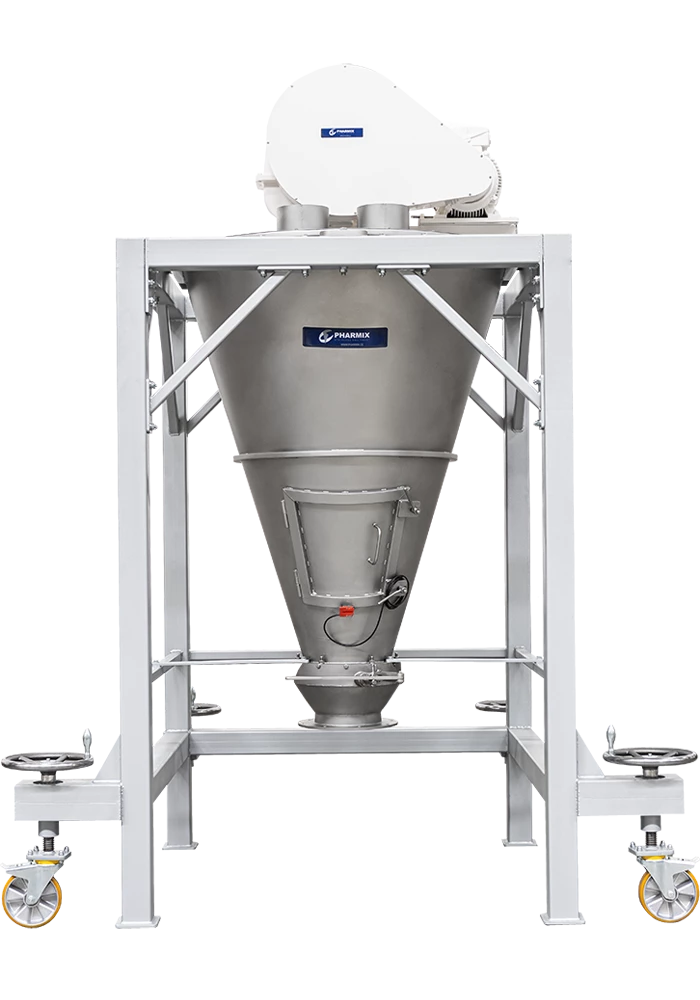 Mobile conical screw mixer PHARMIX type HV 200 on wheels