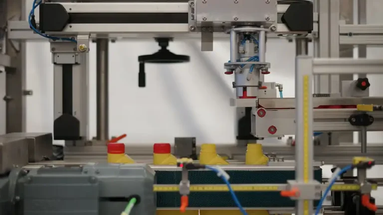 Lineare Verschließmaschine CAPLINE DYNAMIC mit beweglichem Verschließkopf