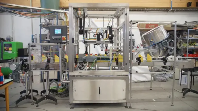 Lineare Verschließmaschine CAPLINE DYNAMIC mit beweglichem Verschließkopf