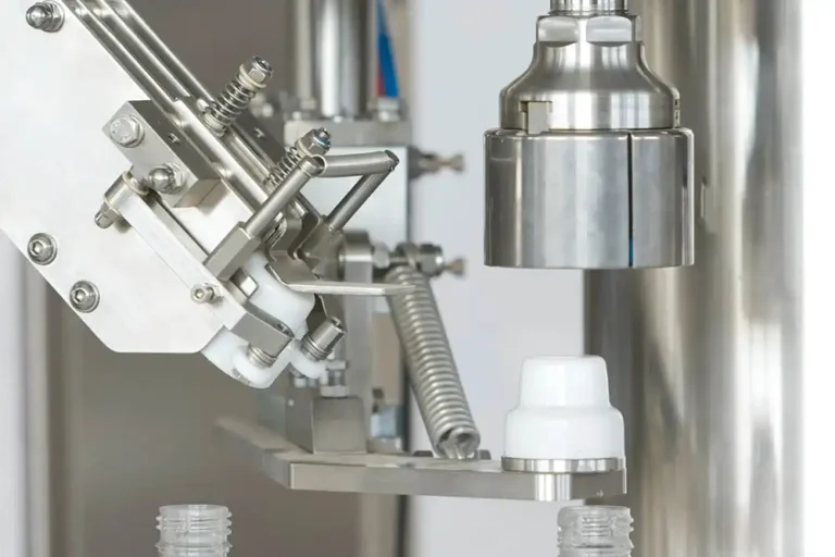 Automatische Verschließmaschine CAPLINE ROT zum Verschließen von Behältern mit Schraub-, Druck- und Twist-off-Verschluss
