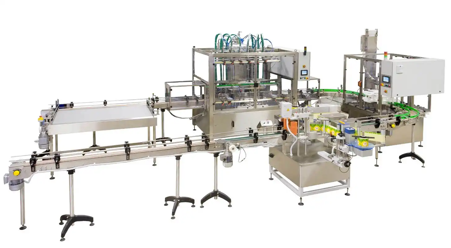 Complete filling and capping line