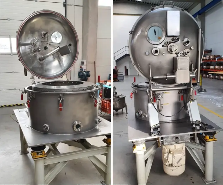 Vertikale Schälzentrifuge SULTRADE SCVT 800/400 auf Lager